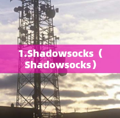 1.Shadowsocks(Shadowsocks) 1.Shadowsocks(Shadowsocks)